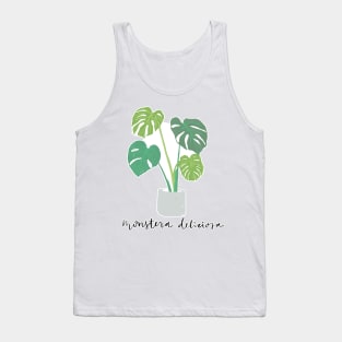 Monstera Deliciosa plant Tank Top